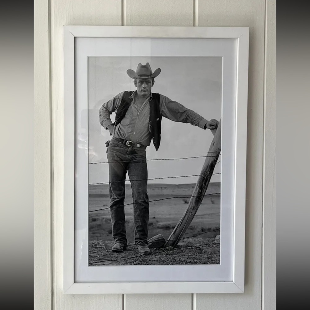 James Dean on the set of Giant. Authentic Vintage Print by Frank Worth - Picture 2 of 4